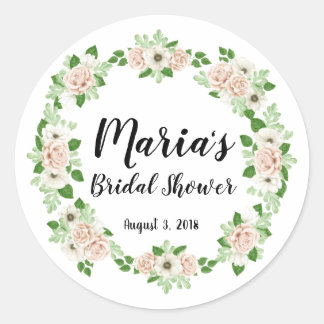 Floral Brautparty Vielen Dank Sticker