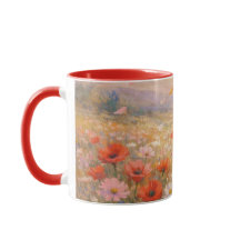 Floral Breeze - Pastel Painting Style Art