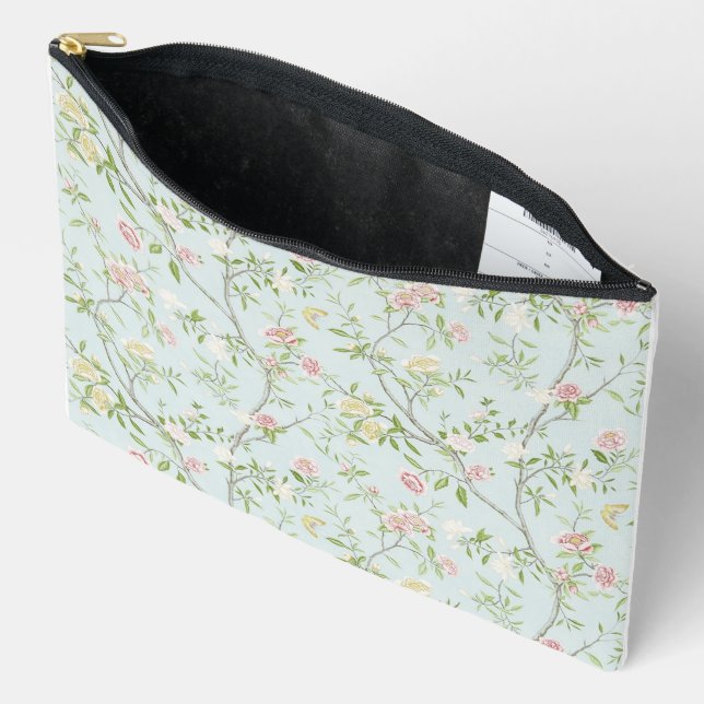 Floral Breeze Print Cosmetic Bag Zubehörtasche (Offen)