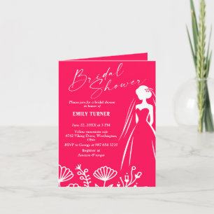 Floral Bridal Dusche Einladung