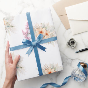 Floral Bridal Geschenkpapier