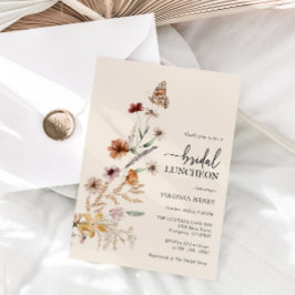 Floral Bridal Luncheon Einladung