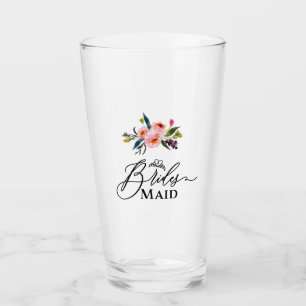 Floral Brides Maid Glas