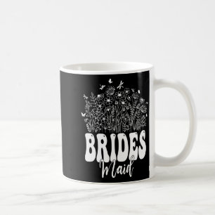 Floral Bridesmaid Bride Bridal T-Shirt Wildblume G Kaffeetasse
