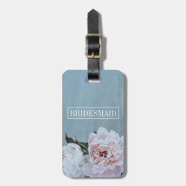 Floral Bridesmaid Gepäckanhänger