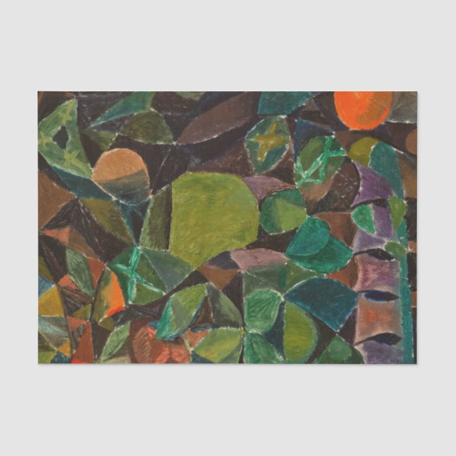 Floral Bridge, 1913 von Paul Klee Seidenpapier (Vorderseite)