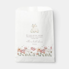 Floral Brie to Bee Brautparty Gefälligkeitsflaggen Geschenktütchen