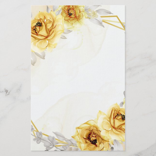 floral briefpapier (Vorderseite)