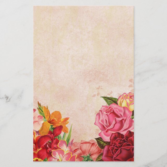 floral briefpapier (Vorderseite)