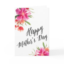 Floral brillant | Carte de fête des mères