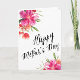Floral brillant | Carte de fête des mères