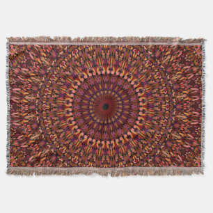 Floral Brown Mandala Design-48566 Decke