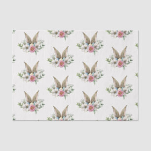 Floral Bunny Ohr & Eggs Ostern Seidenpapier
