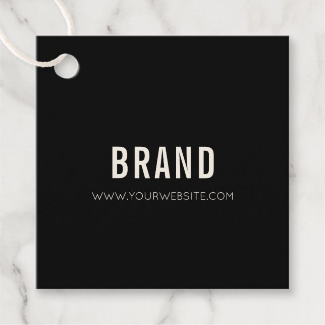 Floral Business Hang Tag Geschenkanhänger (Vorderseite)