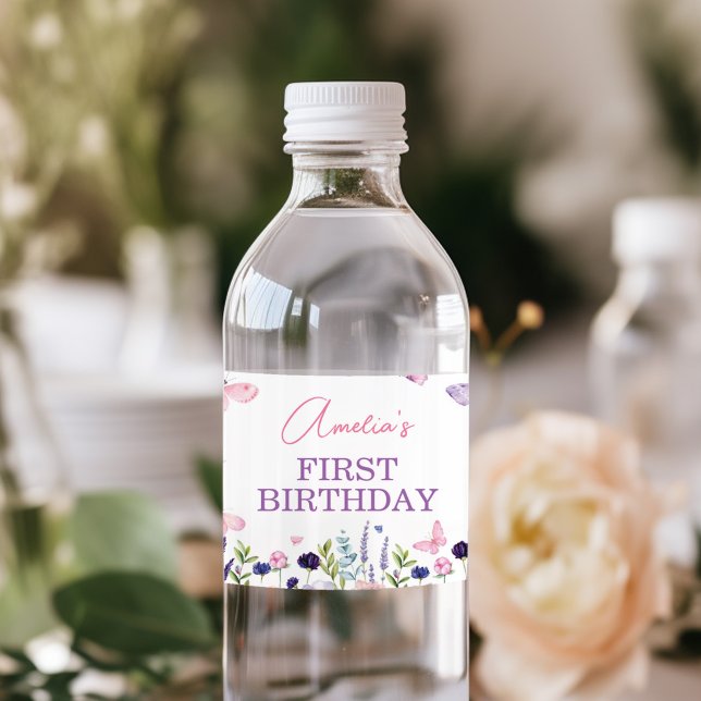 Floral Butterfly Garden Geburtstagsparty Wasserbal (Von Creator hochgeladen)