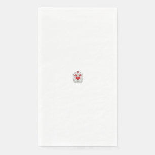 Floral Butterfly Mandala   Lila Boho Art Design Serviette