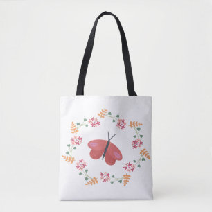 Floral Butterfly-Tasche Tasche