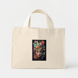 Floral Butterfly Traum - Kunstmuseum Tote Beutel Mini Stoffbeutel
