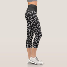 floral capri leggings
