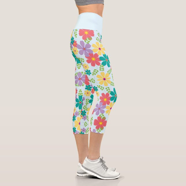 floral capri leggings (Rechts)