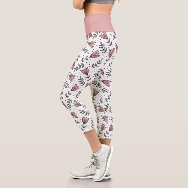 floral capri leggings (Links)