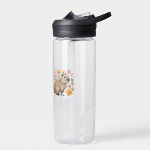 Floral Capybara Trinkflasche