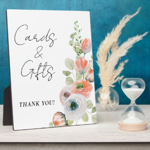 Floral Cards and Gifts Brautparty Fotoplatte