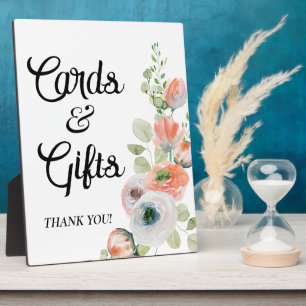 Floral Cards and Gifts Brautparty Fotoplatte