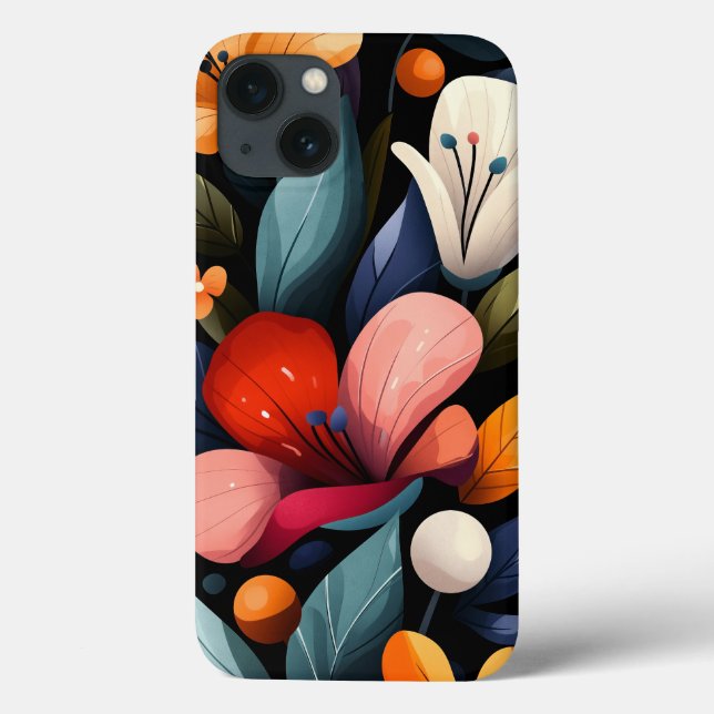 floral Case-Mate iPhone hülle (Rückseite)