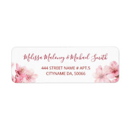 Floral Cherry Blossoms Pink White | Wedding
