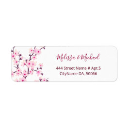 Floral Cherry Blossoms Pink White |  Wedding