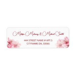 Floral Cherry Blossoms Pink White | Wedding