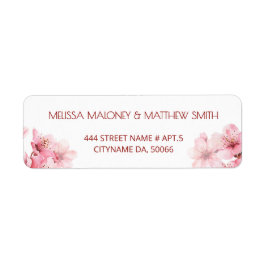 Floral Cherry Blossoms Pink White | Wedding