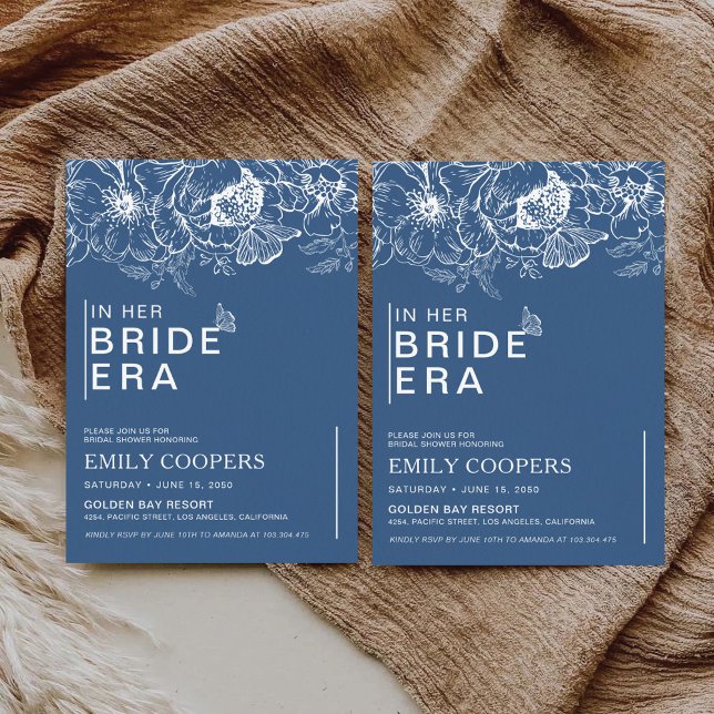 Floral Chinoiserie Bridal Dusche Einladung (Von Creator hochgeladen)