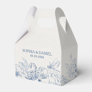 Floral Chinoiserie Gastgeschenk Hochzeiten Geschenkschachtel