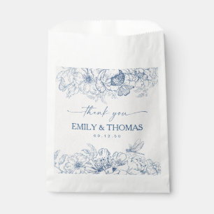 Floral Chinoiserie Gastgeschenk Hochzeiten Taschen Geschenktütchen