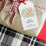 Floral Christmas Bouquet Geschenkanhänger<br><div class="desc">Das Geschenk des Schenkens wird in dieser Urlaubssaison mit diesen einzigartigen und stilvollen Weihnachtsgeschenktafeln leicht gemacht. Fügen Sie diese Geschenketiketten einfach mit Ihrer benutzerdefinierten Formulierung hinzu,  indem Sie den Abschnitt "Diese Designvorlage bearbeiten" verwenden,  oder klicken Sie auf die Schaltfläche "Anpassen",  um auf erweiterte Bearbeitungswerkzeuge zuzugreifen.</div>