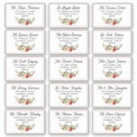 Floral Christmas Card individuelle Lieferadresse Aufkleber<br><div class="desc">Mit diesen einfachen,  eleganten Adressetiketten können Sie sich mühelos die Mühe machen,  beim Versenden Ihrer Weihnachts- oder Weihnachtskarten in diesem Jahr individuelle Adressen sorgfältig zu schreiben. Das Blumendesign ist schön,  festlich und leicht zu gestalten. Jedes Set enthält 15 Aufkleber,  auf denen Sie individuelle Namen und Adressen hinzufügen können.</div>
