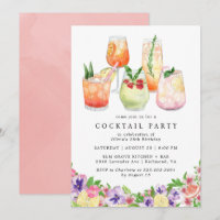 Floral Citrus | Fun Summer Cocktail Party Geburtst