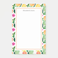 Floral Citrus Orange Lemon Limon Grapefruit