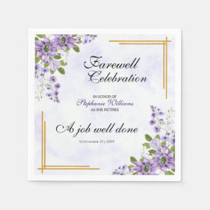 Floral Classic Elegantes Party Serviette