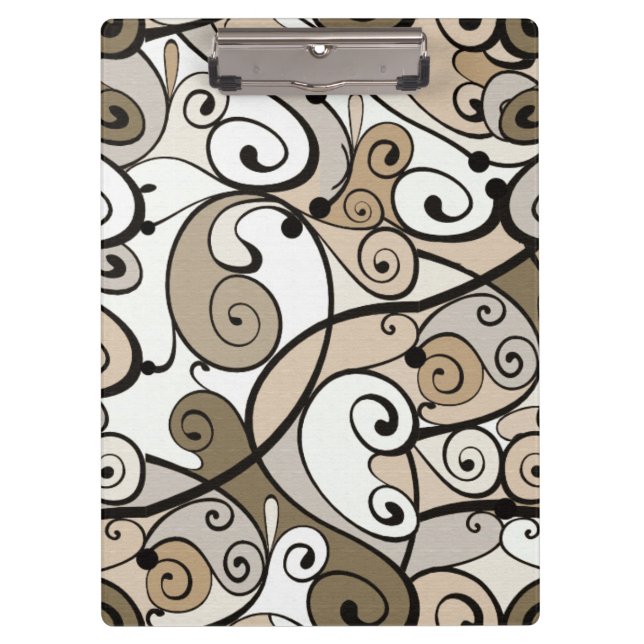 Floral Clipboard Klemmbrett (Vorderseite)