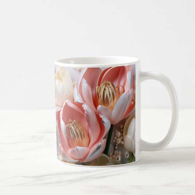 Floral Coffee Cup Kaffeetasse (Rechts)