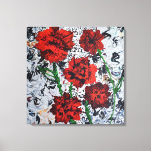 Floral Convas Mauer Abstrakte Wohngestaltung Leinwanddruck