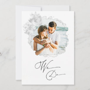 *~* Floral Couple FOTO UAWG + QR AR6 Wedding Inv Einladung