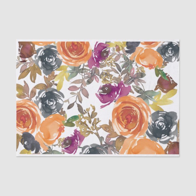 Floral Curtains Seidenpapier (Vorderseite)