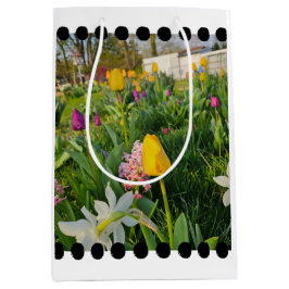 Floral Custom Gift Bag Mittlere Geschenktüte