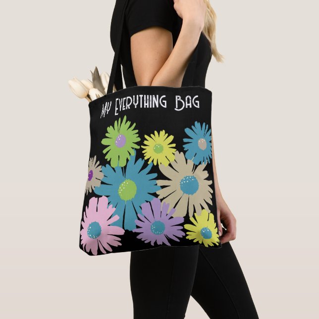 Floral Daisy Botanischer Garten Tasche (Von Nahem)
