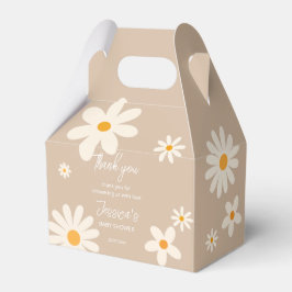 Floral daisy Retro Wüste Baby Dusche boho Geschenkschachtel