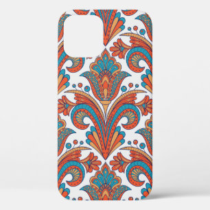 Floral Damask farblose nahtlose Muster Case-Mate iPhone Hülle
